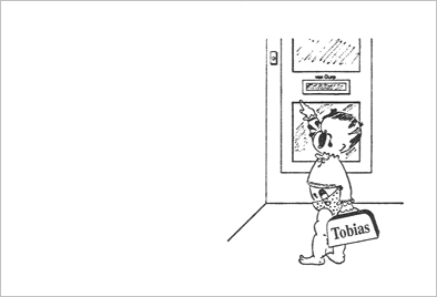 Geboortekaartje van Tobias Guilielmus van Gurp Geboortekaartje van Tobias Guilielmus van Gurp